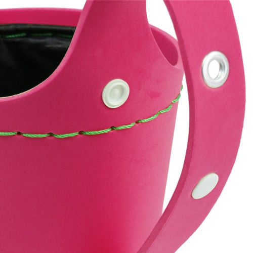 Floristik24 Wandhänger Pflanztopf pink Ø14cm H15cm, 1St