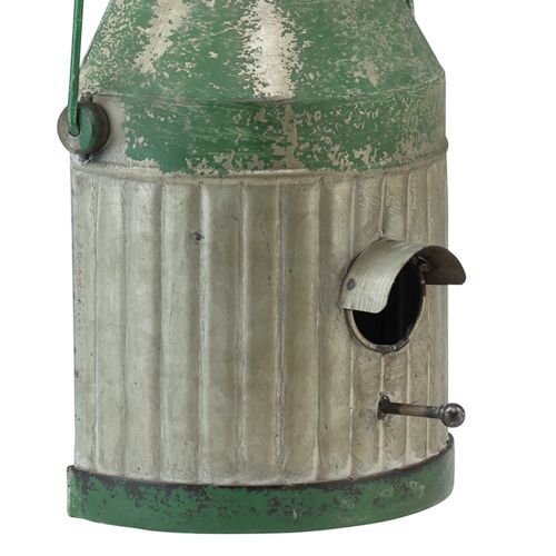 Floristik24 Deko Vogelhaus Metall Wandvogelhaus Milchkanne H26cm