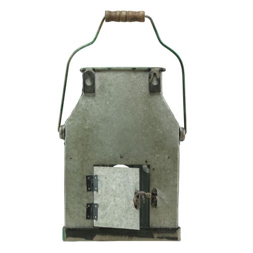 Floristik24 Deko Vogelhaus Metall Wandvogelhaus Milchkanne H26cm