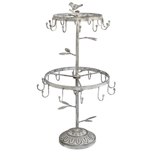 Floristik24 Warenträger Metall Rost Grau für Dekohänger Ø24cm H49cm