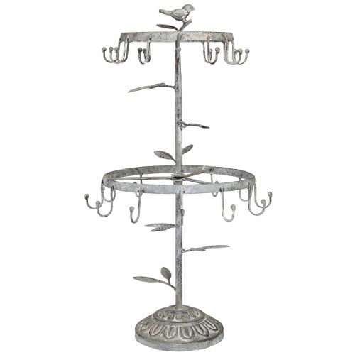 Floristik24 Warenträger Metall Rost Grau für Dekohänger Ø24cm H49cm