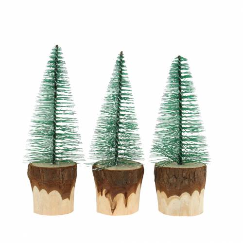 Floristik24 Weihnachtsdeko Tannenbaum beschneit 10cm 8St