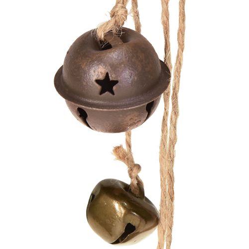 Artikel Weihnachtsglöckchen zum Hängen Schellen H37cm 6 St