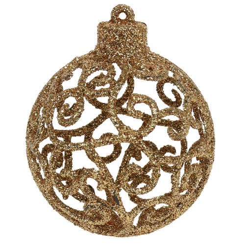 Floristik24 Weihnachtskugel Gold Ø6cm 16 St