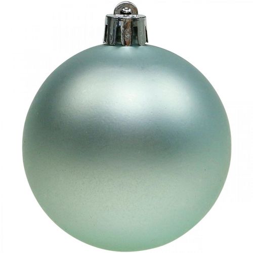 Artikel Weihnachtskugeln Kunststoff Hellblau Mix Ø6cm 10 St