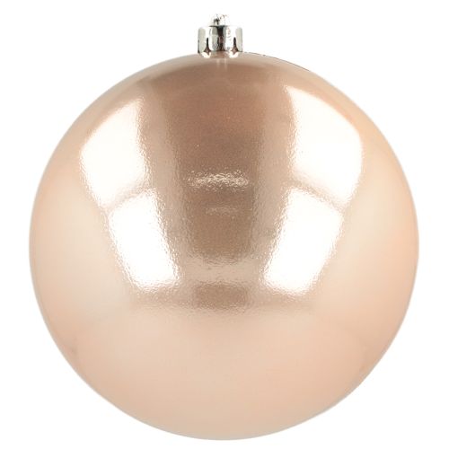 Weihnachtskugel Plastik Roségold Kugel bruchfest Ø14cm