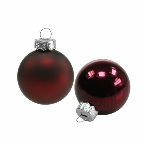 Floristik24 Weihnachtskugel Ø4cm Granatapfel Sortiert 24St Baumschmuck