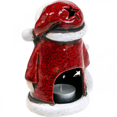 Artikel Weihnachtsmann Deko Teelichthalter Weihnachten H15cm