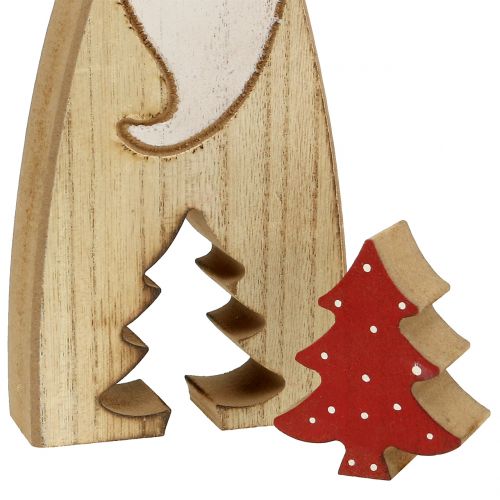 Floristik24 Weihnachtsmann Holz 17cm