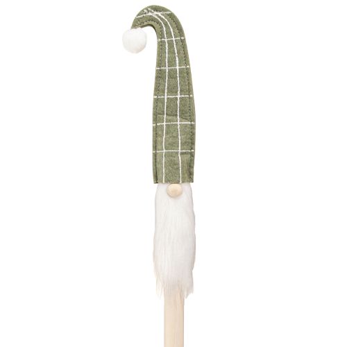 Weihnachtsmann am Stab Weihnachtswichtel Grün 57cm 4 St