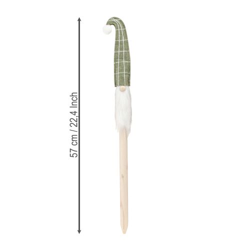 Artikel Weihnachtsmann am Stab Weihnachtswichtel Grün 57cm 4 St