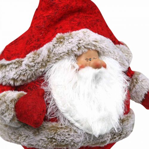 Weihnachtsmann Kantenhocker Deko-Figur Weihnachten 28×22×88cm
