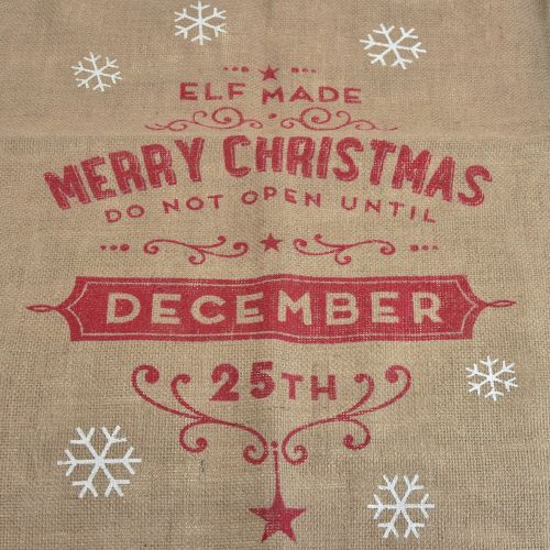 Floristik24 Weihnachtssack Geschenkesack Weihnachten Jutesack groß 80×48cm