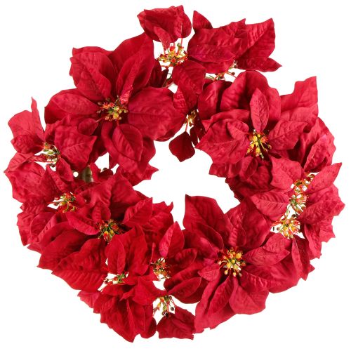 Weihnachtsstern Kranz Kunstblumen Weihnachten Ø40cm