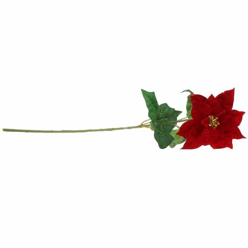 Floristik24 Weihnachtsstern Kunstblume Rot 67cm