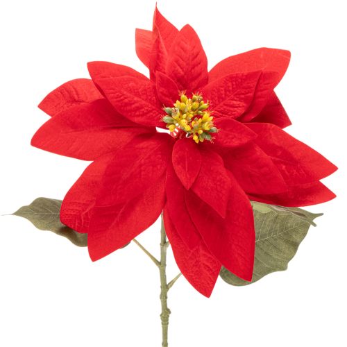 Kunstblume Weihnachtsstern Rot Einzelstiel 82 cm Kunststoff bestellen | Floristik24.at