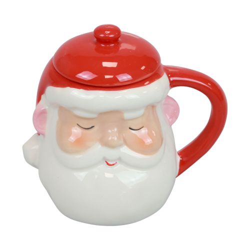 Floristik24 Weihnachtstasse Weihnachtsmann Tasse Weihnachten H10,5cm