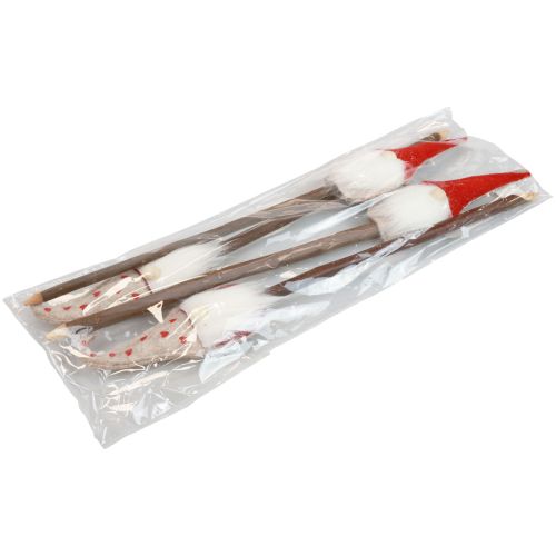 Floristik24 Weihnachtswichtel Gartenstecker Wichtel 48,5/50cm 4 St