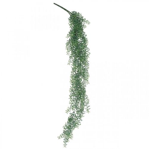 Floristik24 Grünpflanze hängend künstlich Hängepflanze mit Knospen Grün, Weiß 100cm