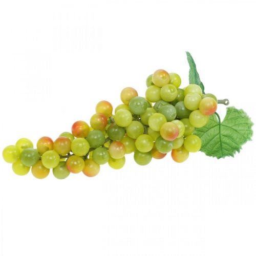 Floristik24 Deko Weintraube Grün Kunstobst Schaufensterdeko 22cm