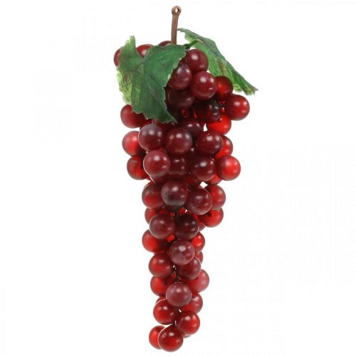 Floristik24 Deko Weintraube Rot Künstliche Trauben Deko Obst 22cm