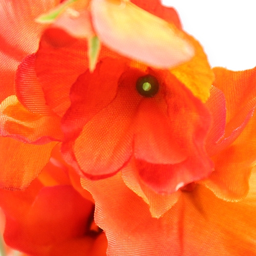 Floristik24 Wicke Kunstblume Orange, Rot 75cm 3St