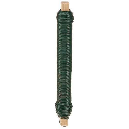 Floristik24 Wickeldraht Basteldraht Grün 0,65mm 100g
