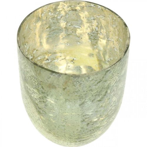 Floristik24 Windlicht Glas Teelichthalter Teelichtglas Ø12cm H15cm
