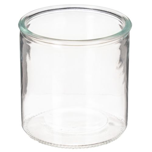 Glaszylinder Vase transparent 10cm 3er-Set für Innenbereich