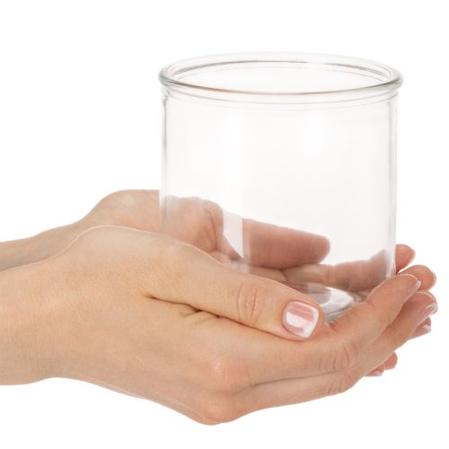 Glaszylinder Vase transparent 10cm 3er-Set für Innenbereich | Floristik24.at