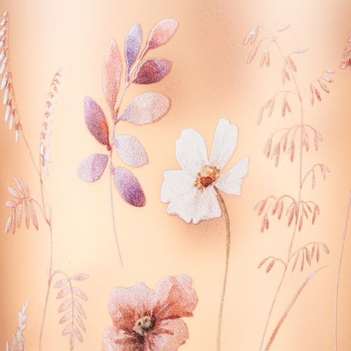 Artikel Teelichthalter Glasdekoration Blütenmotiv für gemütliche Wohnmomente 18cm