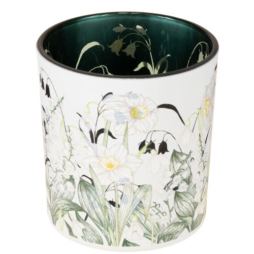 Deko Windlicht Glasmotiv Blätterdesign für stilvolle Wohnakzente 8cm 4St