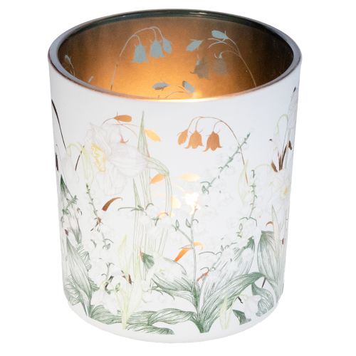 Artikel Deko Windlicht Glasmotiv Blätterdesign für stilvolle Wohnakzente 8cm 4St