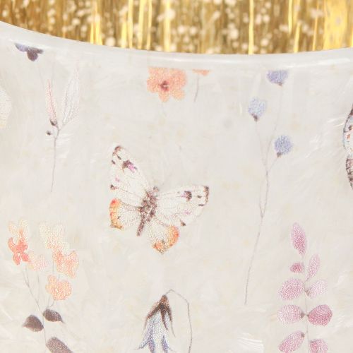 Artikel Windlicht Glasdekoration Schmetterlingsmotiv für gemütliche Wohnmomente 12,5cm 2St