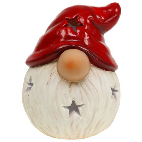 Floristik24 Windlicht Weihnachtsmann Ø15cm H19cm