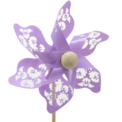 Floristik24 Windmühle Mini Lila Ø9cm 12St