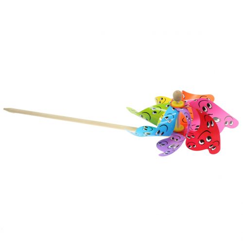 Floristik24 Windmühle Bunt Ø30cm