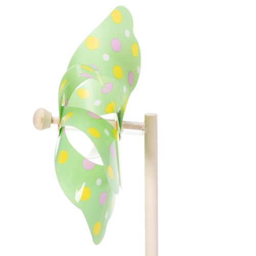 Artikel Garten Windrad Dekoration zum Aufstellen im Blumenbeet 47cm 3St