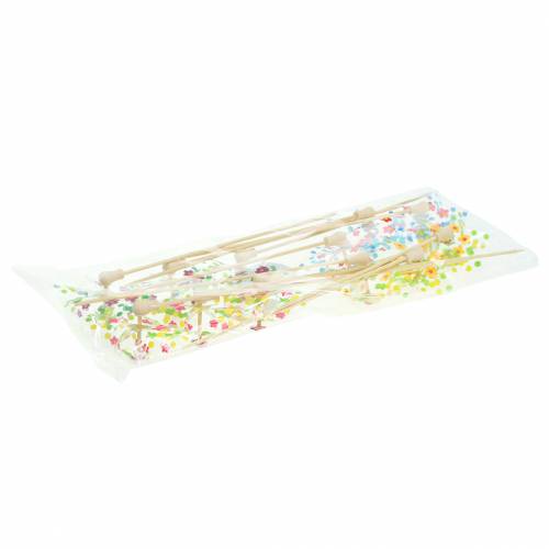 Floristik24 Windmühle Mini Bunt mit Marienkäfer Ø9cm 12St