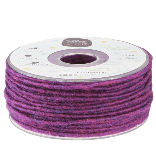 Artikel Wollschnur Lila 3mm 100m