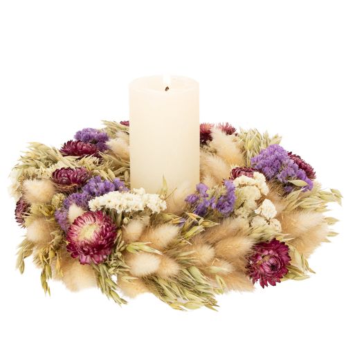 Artikel Trockenblumenkranz Festliche Tischdekoration für besondere Anlässe und Saison 25cm
