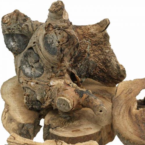 Floristik24 Wurzelholz Deko Holz Holzstücke Streudeko 3-10cm 500g