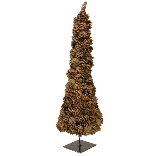 Weihnachtsdeko Zapfenbaum mit stabilem Sockel 60cm
