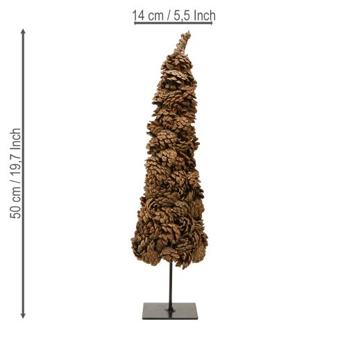 Artikel Künstlicher Weihnachtsbaum aus Zapfen 50cm mit Sockel