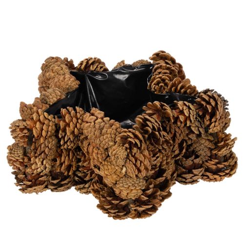Tannenzapfen-Pflanztopf Sternform 30cm naturbraun bestellen | Floristik24.at