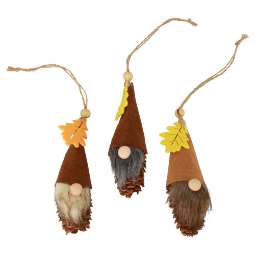 Artikel Zapfenwichtel Anhänger Wichtel Deko Herbstwichtel H10cm 6 St