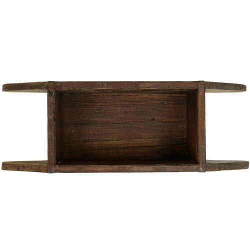 Artikel Vintage Holzkiste Pflanzkasten Ziegelform Holz 42×14,5cm