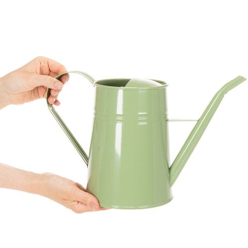Gießkanne Metall Mintgrün 1,7L Zimmerdeko H23cm | Floristik24.at
