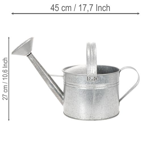 Zink-Gießkanne 5L, 27cm, Metall, Vintage, für Garten und Terrasse | Floristik24.at