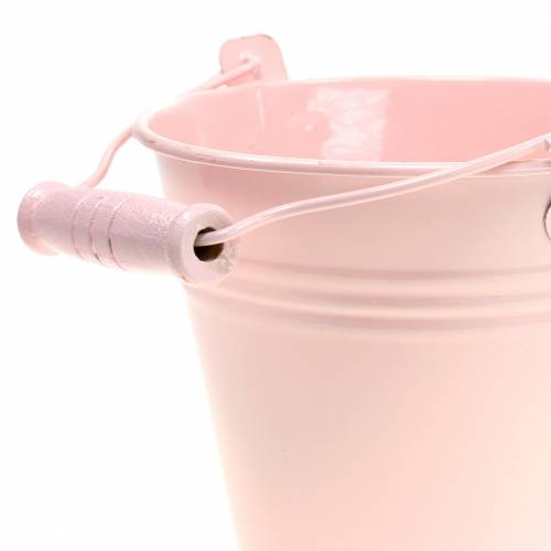 Floristik24 Zinkeimer Sortiment Pastellfarben Ø14cm H12cm 6St